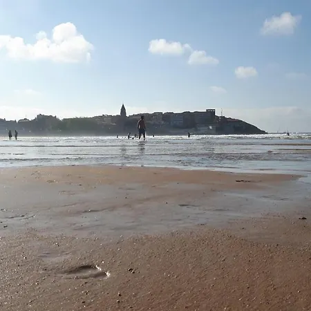 Lägenhet Apartamento La Escalerona Con Vistas Al Mar Gijón
